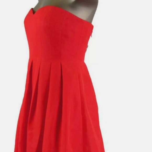 NWT JCrew Marlie Dress strapless sweetheart Sz 10 bridesmaid cocktail zip boning - Picture 2 of 6